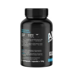 AMSPORT Glutamin Kapseln 120 Stück hochdosiert vegan