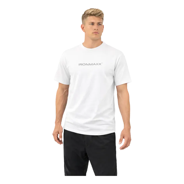 IronMaxx T-Shirt Herren Weiß S moderne Passform