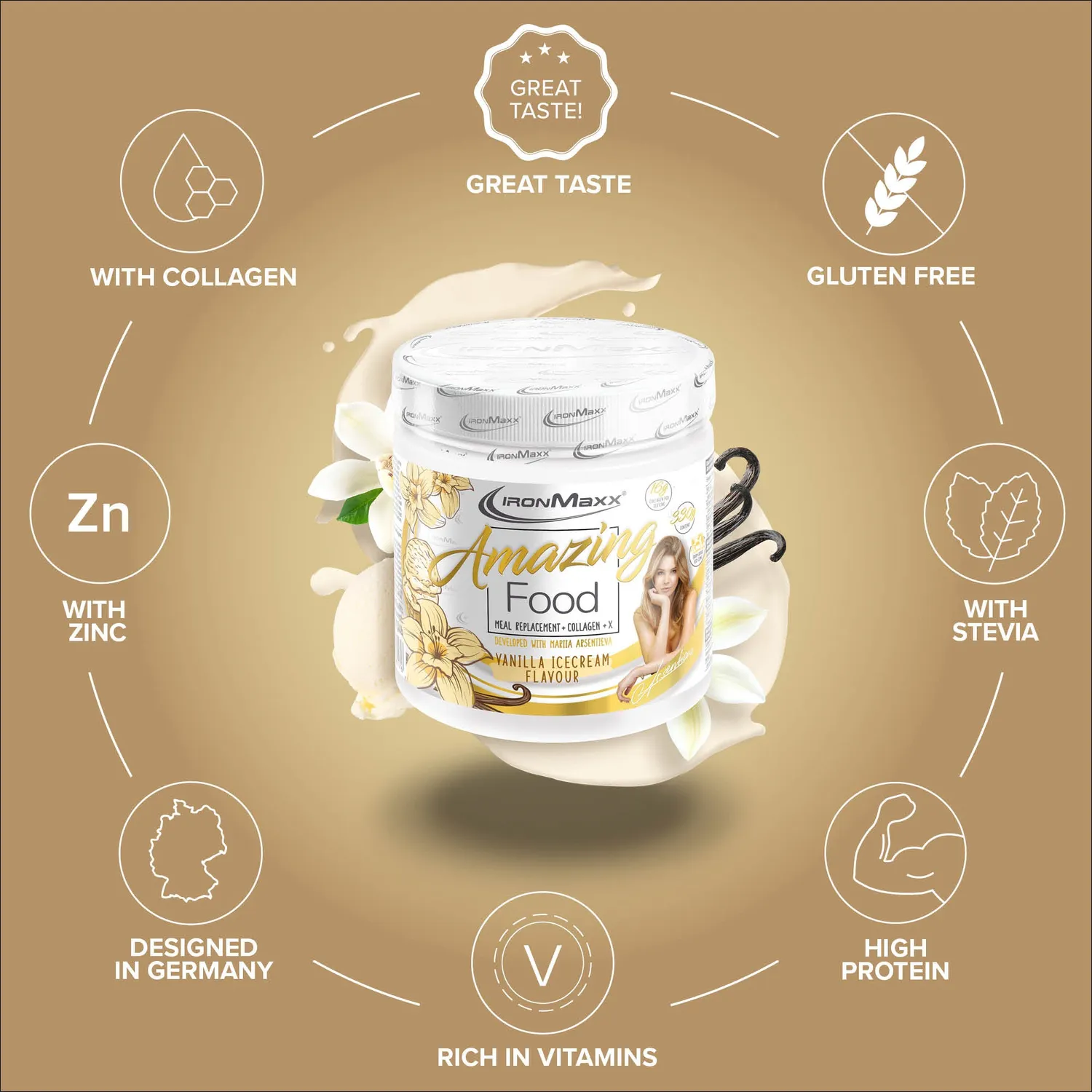 Iron Maxx Amazing Food 3er Bundle Protein-Mahlzeit