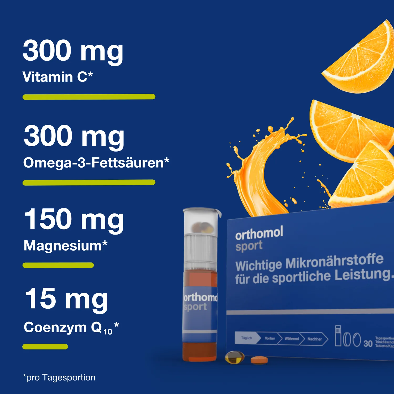 Orthomol Sport Vitamine Mineralstoffe 1 Monatspackung 30 Portionen