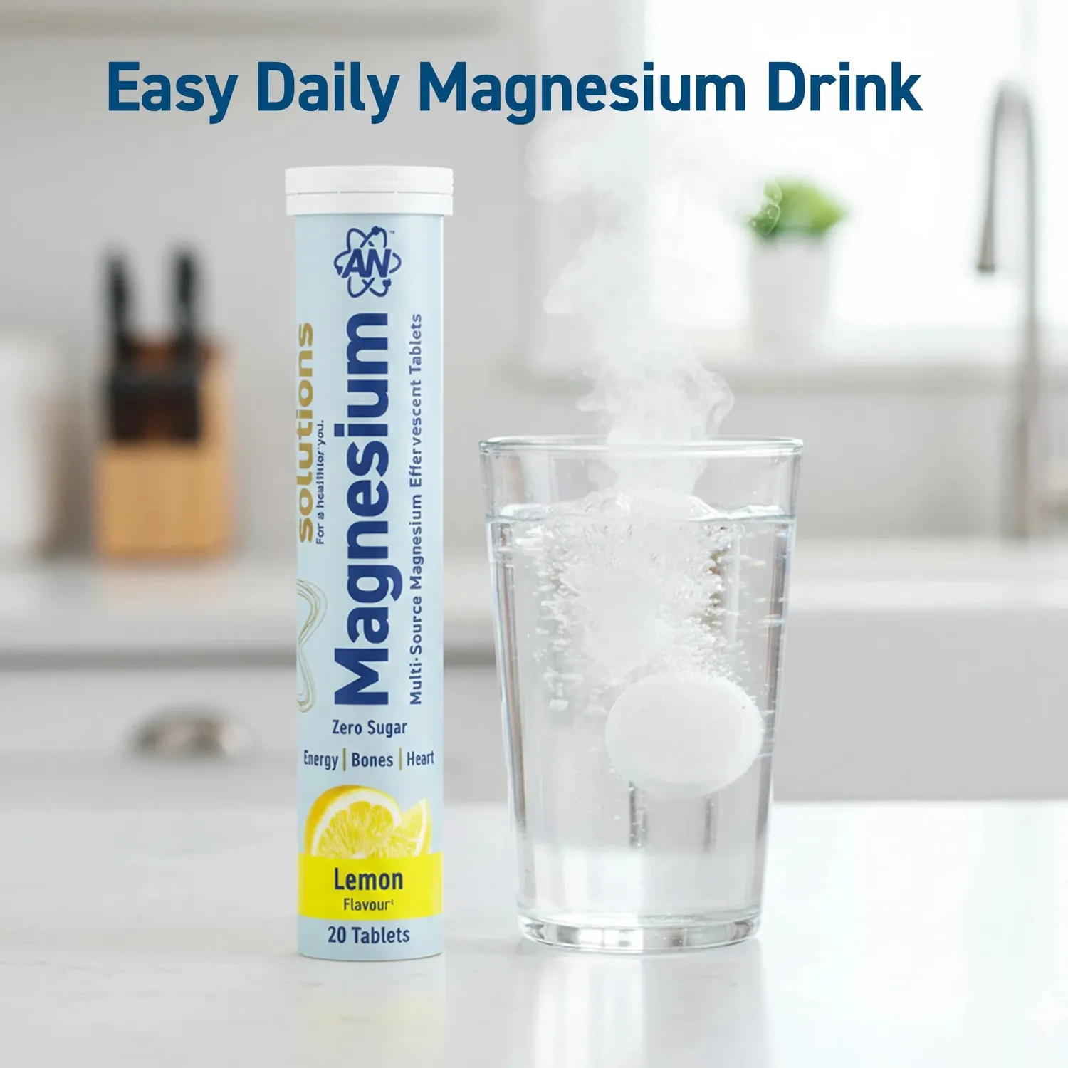 Applied Nutrition Solutions Magnesium Brausetabletten Zitrone-Limette
