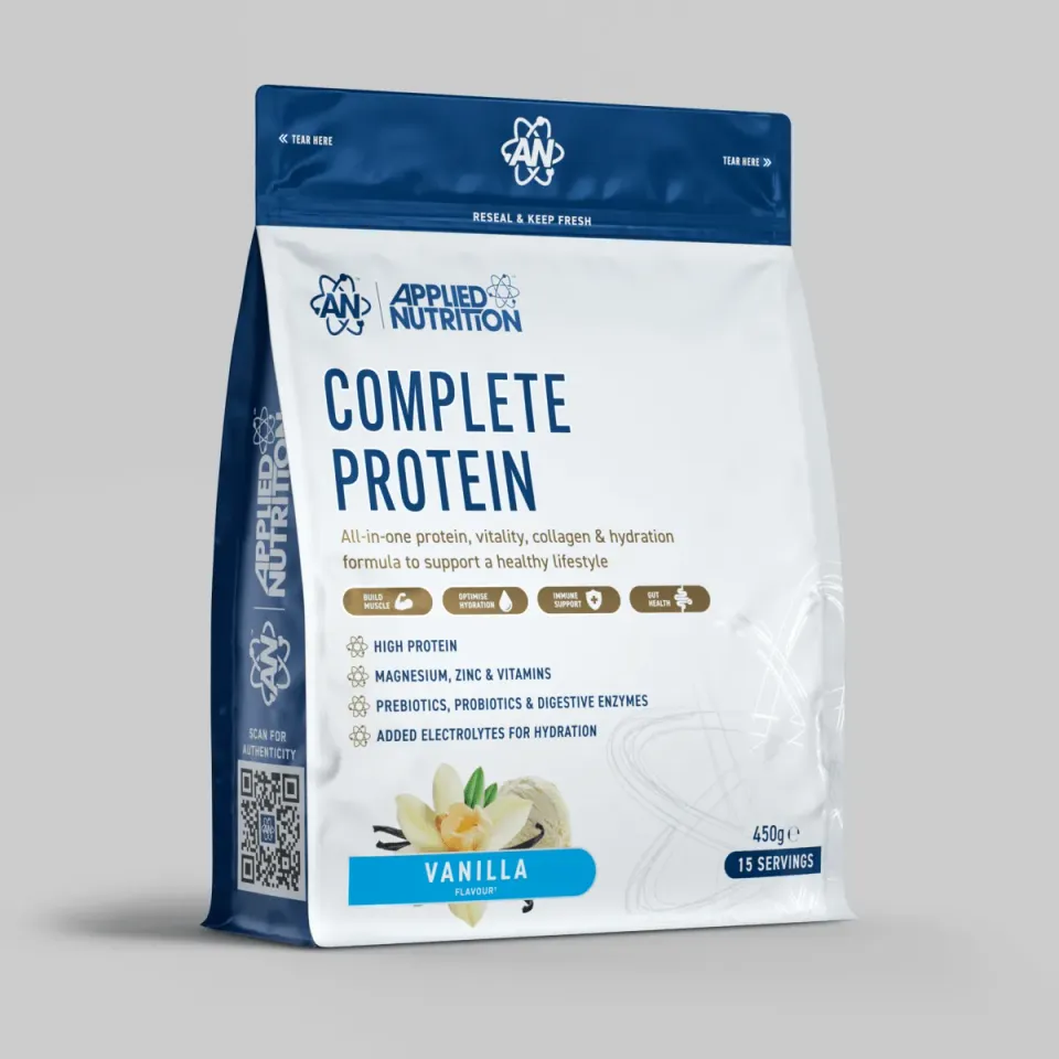 Applied Nutrition Complete Protein Pulver Vanille 450g mit Kollagen