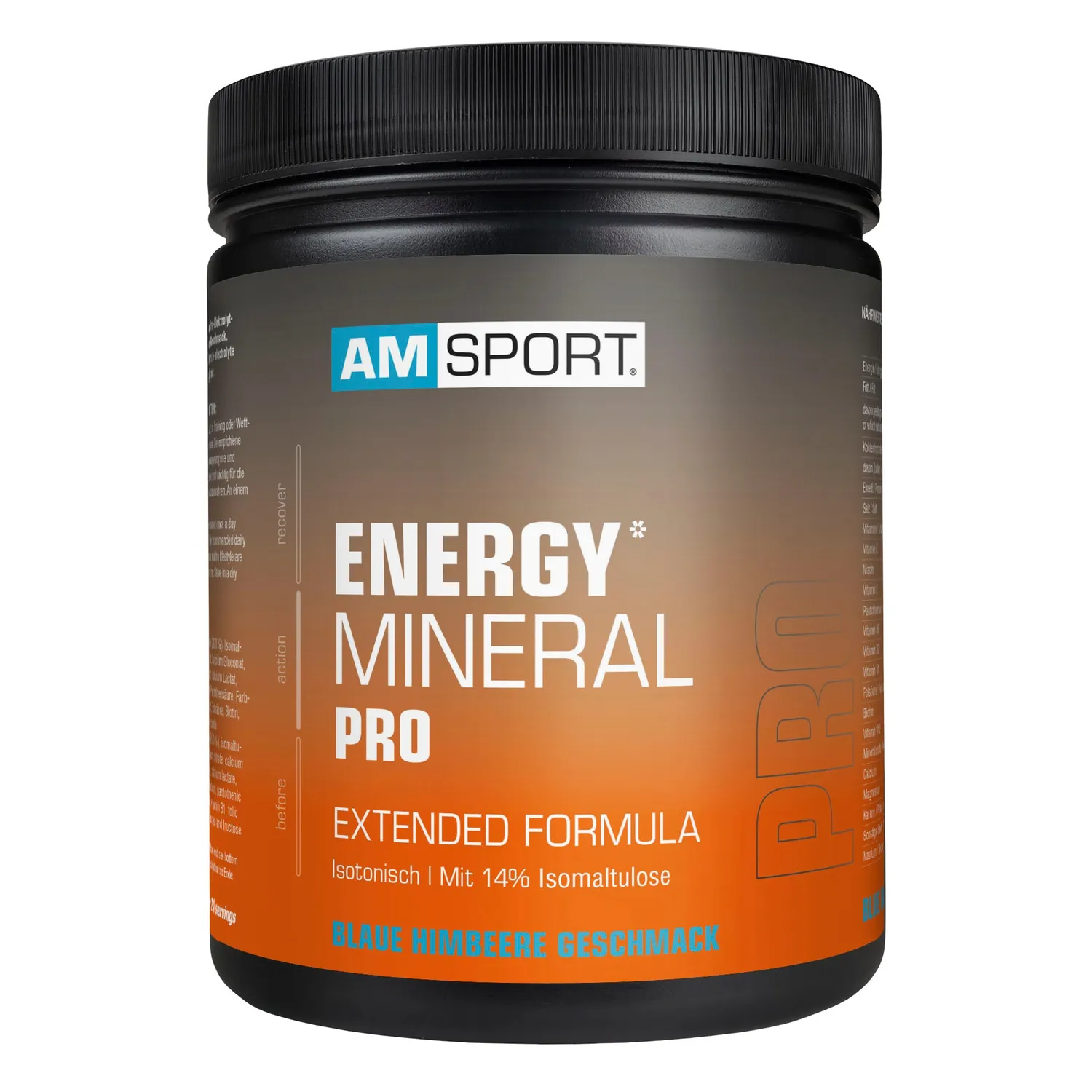AMSPORT Energy Mineral Pro Drink Blaue Himbeere 990 g