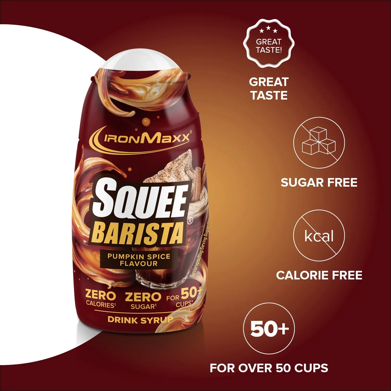 Iron Maxx SqueeBarista 65 ml Sirup Pumpkin Spice zuckerfrei