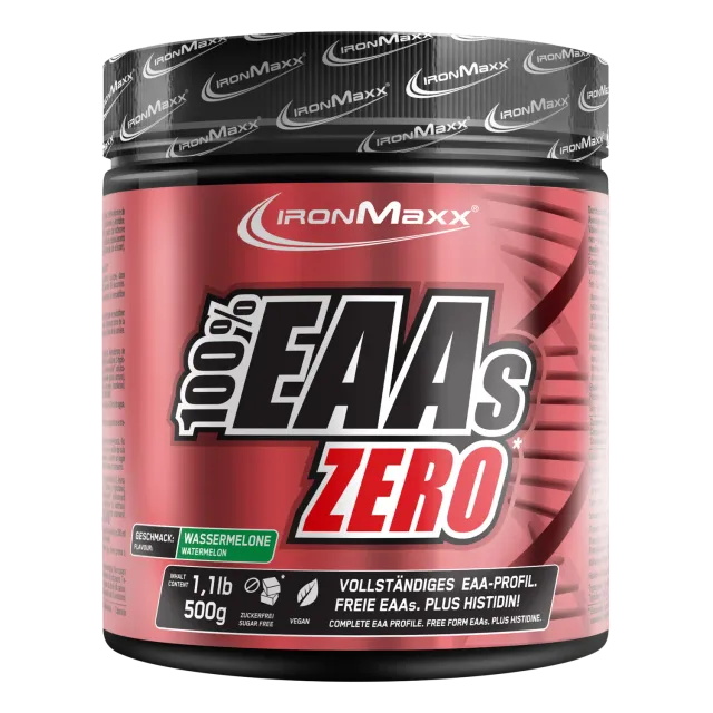 Iron Maxx 100% EAAs Zero 500 g Wassermelone EAA-Pulver vegan