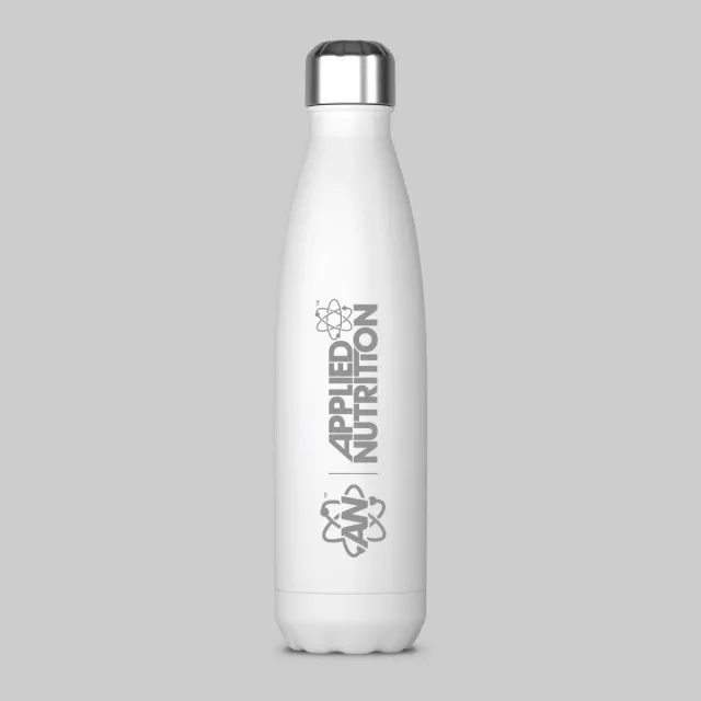 Applied Nutrition Edelstahlflasche White 500ml isoliert