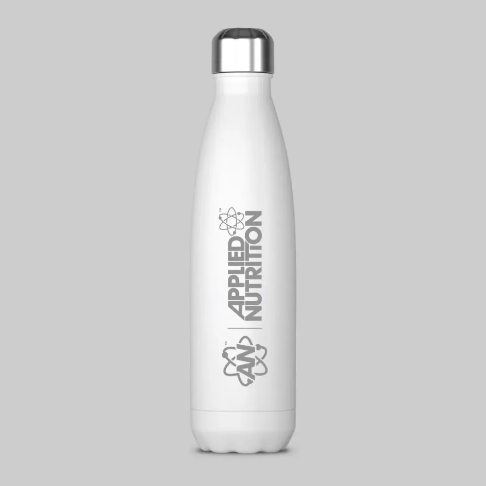Applied Nutrition Edelstahlflasche White 500ml isoliert