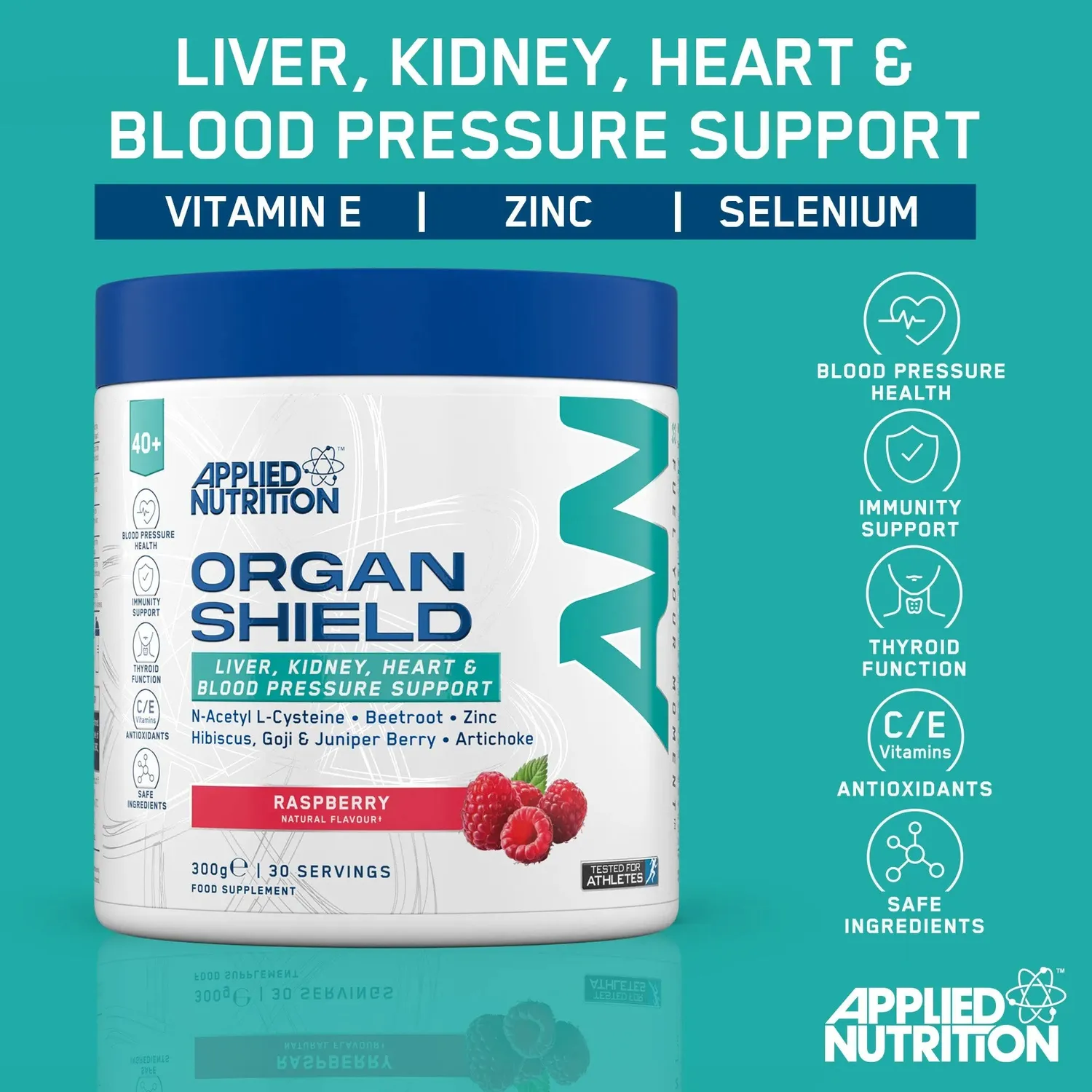 Applied Nutrition Organ Shield Pulver 300g für 40+