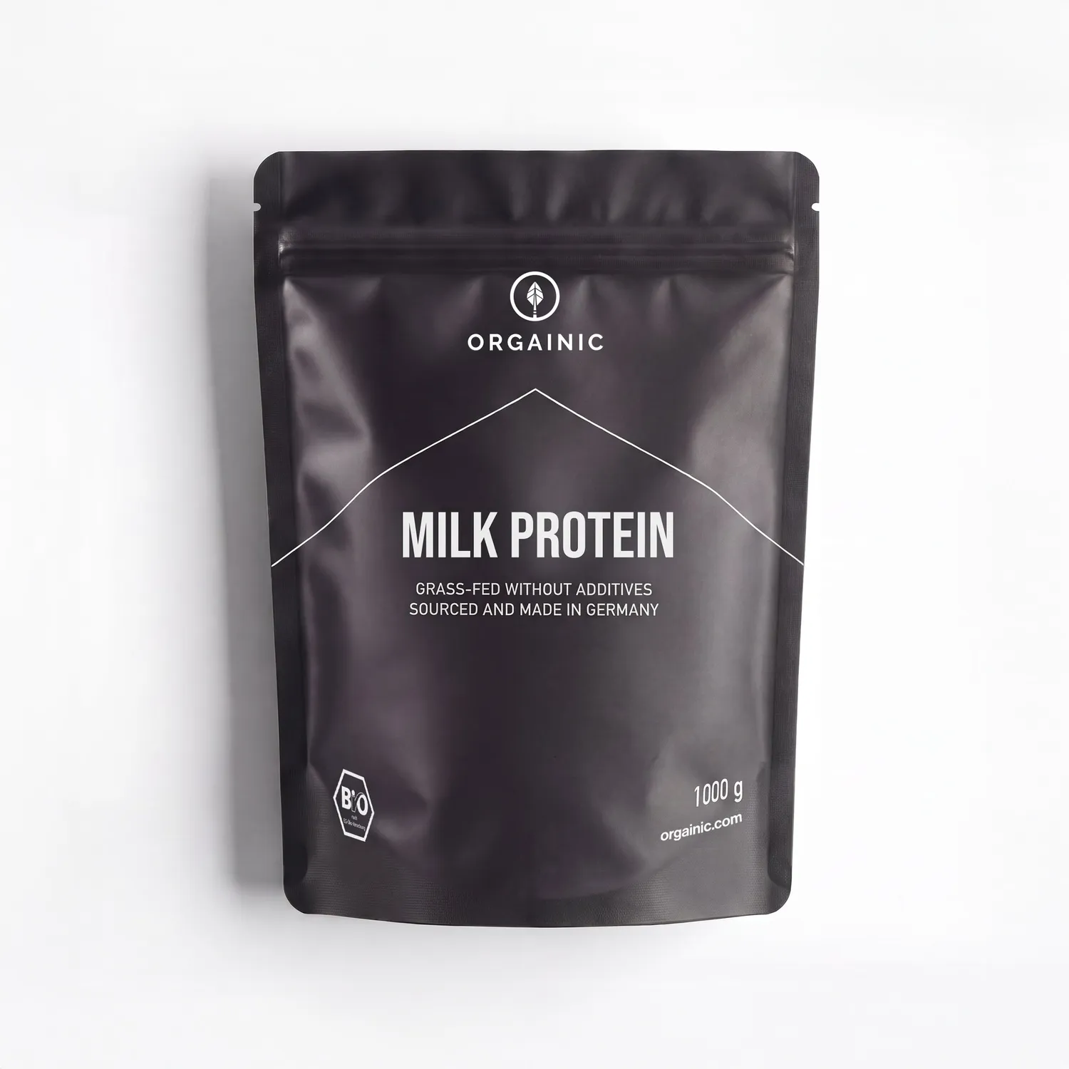 ORGAINIC Bio Milch Protein Natural Proteinpulver 1000g langsam