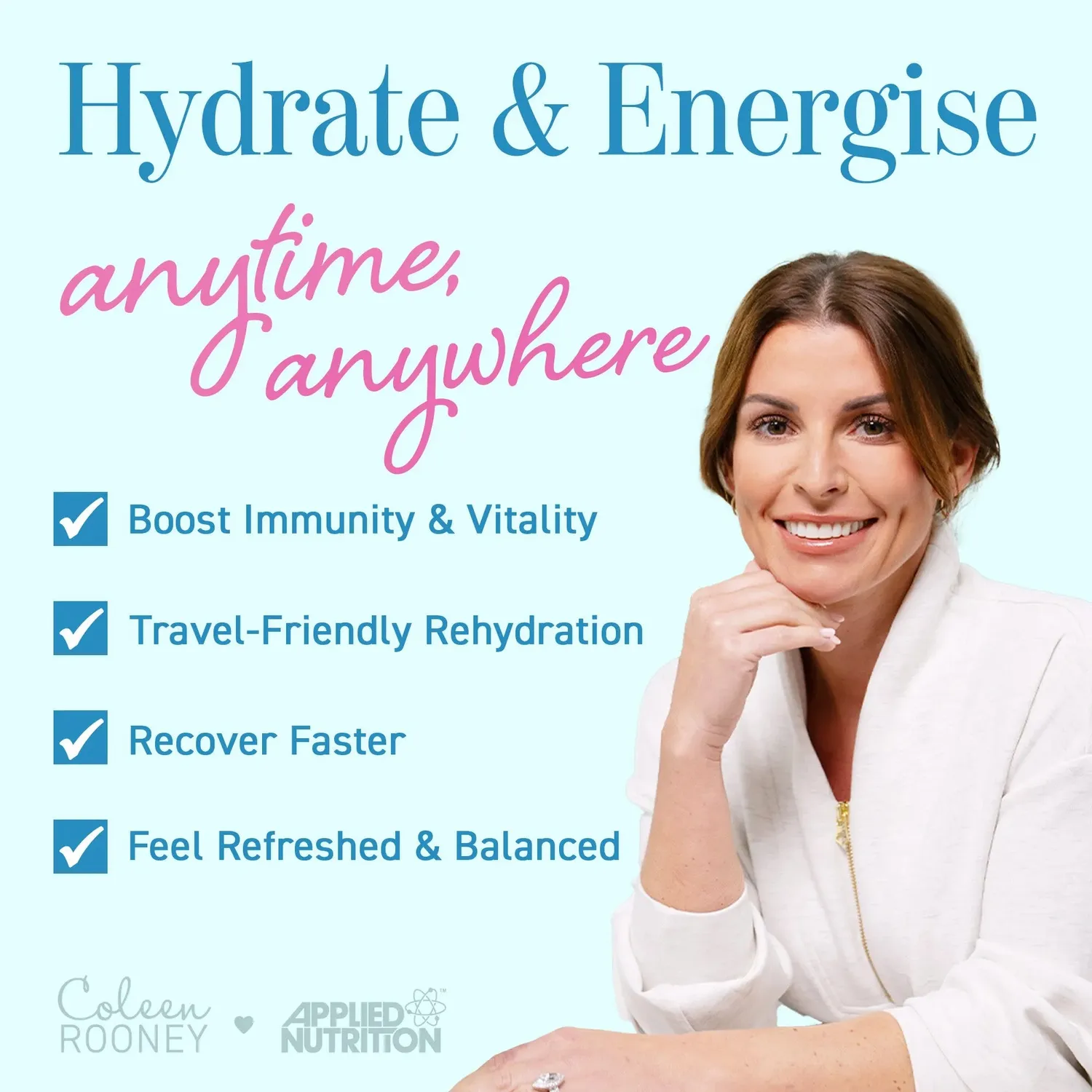 Applied Nutrition Coleen Hydration Pulver 14 Sticks Zink