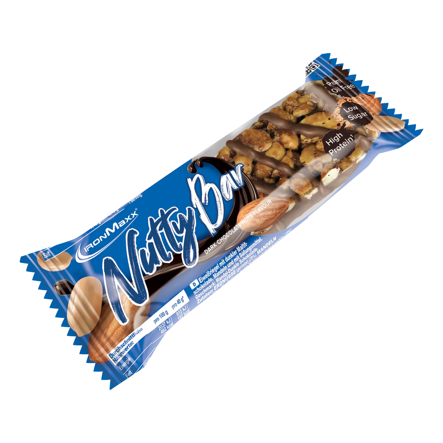 Iron Maxx Nutty Bar Proteinriegel 12 x 40 g Dark Chocolate Nut