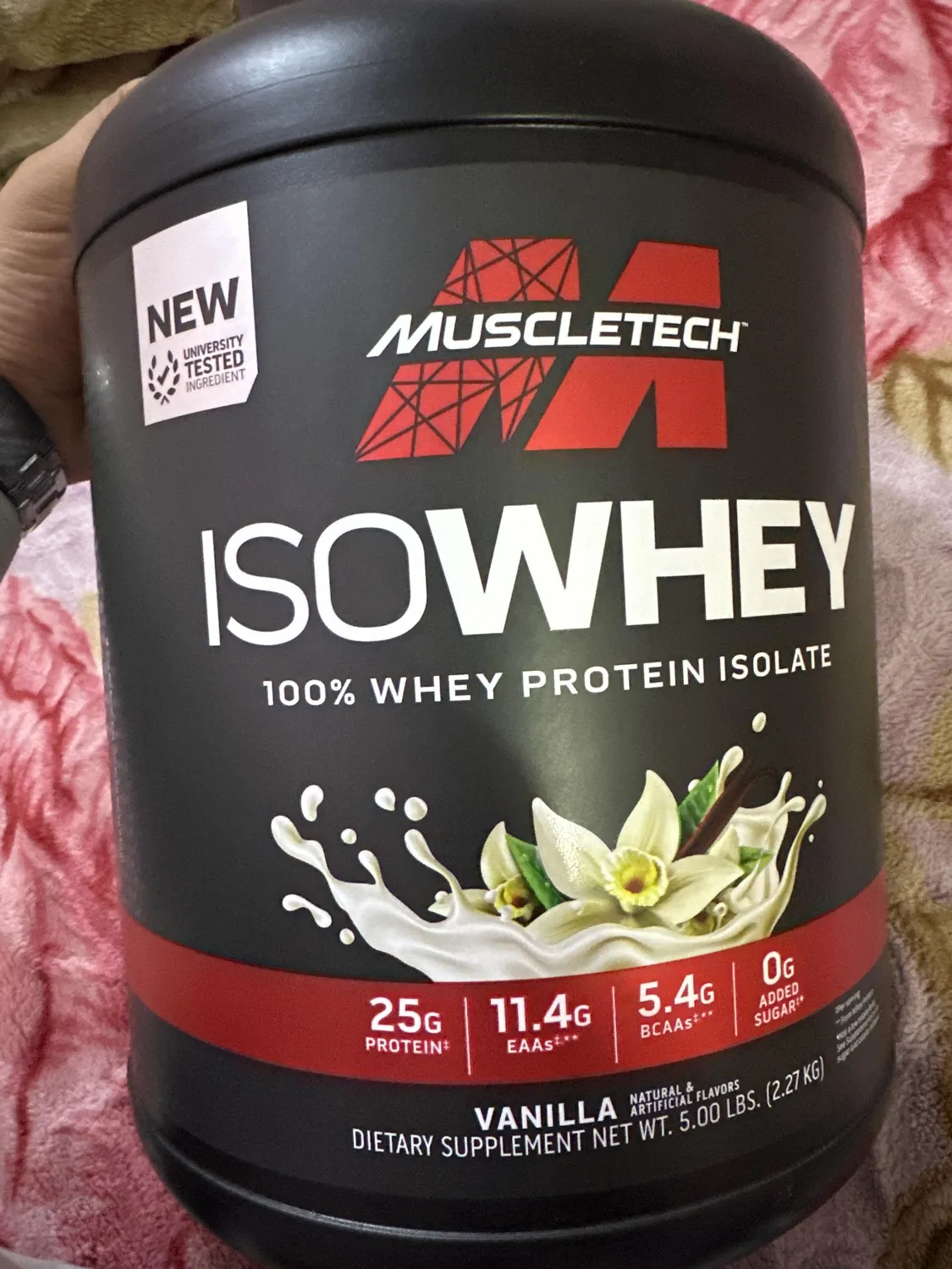 MuscleTech IsoWhey Proteinpulver Schoko 2 lb Isolat