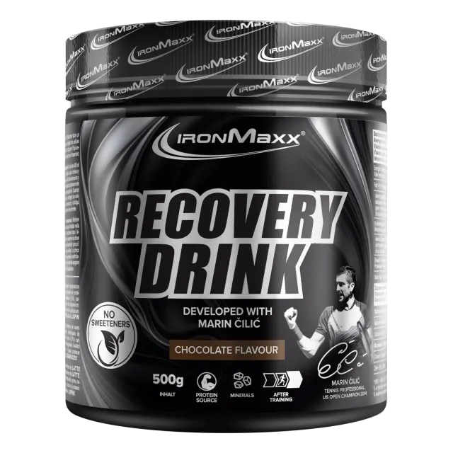 Iron Maxx Recovery Drink Pulver by Marin Cilic 500g Chocolate Whey