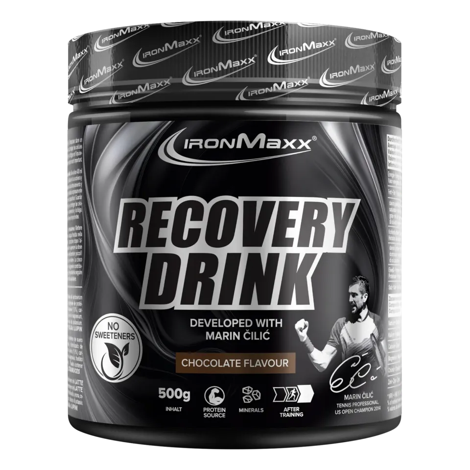 Iron Maxx Recovery Drink Pulver by Marin Cilic 500g Chocolate Whey