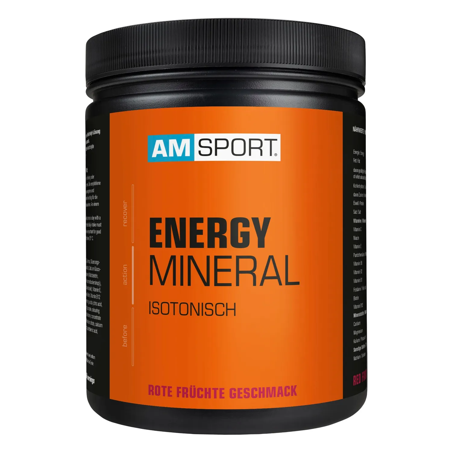 AMSPORT Energy Mineral Isodrink Rote Früchte 990g