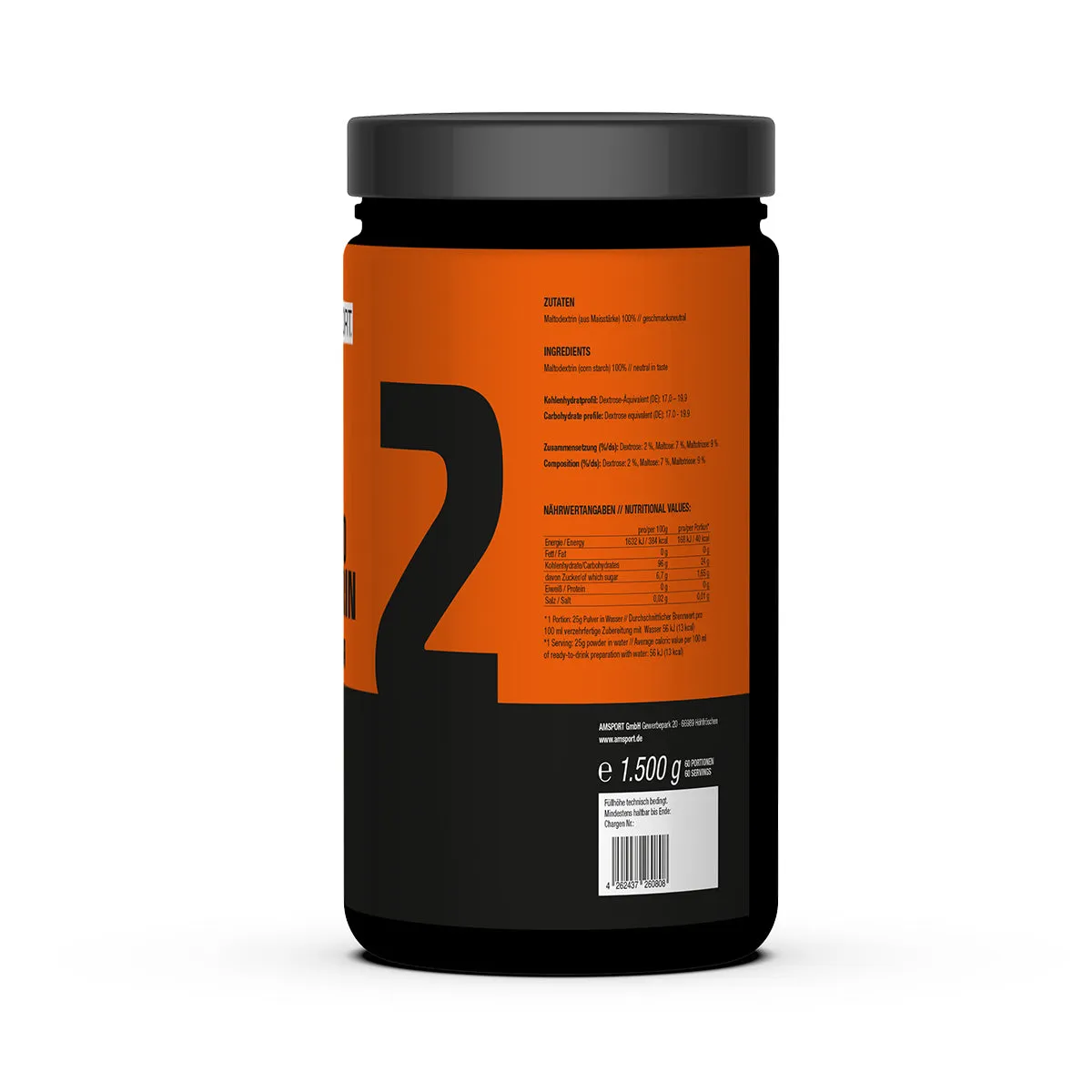 AMSPORT Maltodextrin 100% Pur Pulver 1500 g neutral