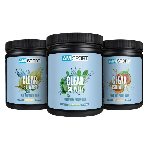 AMSPORT Clear Iso Whey Isolat Eistee Pfirsich 300g