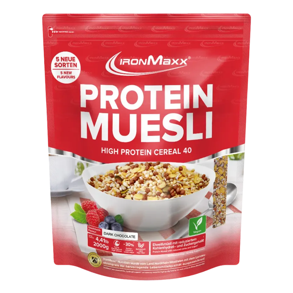 Iron Maxx Protein Müsli 2000g Dark Chocolate proteinreich