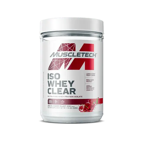 MuscleTech Iso Whey Clear Proteinpulver leichter Protein-Drink