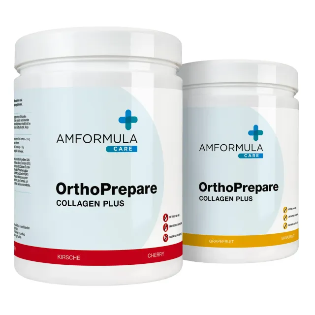 AMSPORT AMFORMULA OrthoPREPARE Collagen Plus Kollagen Kirsche Grapefruit