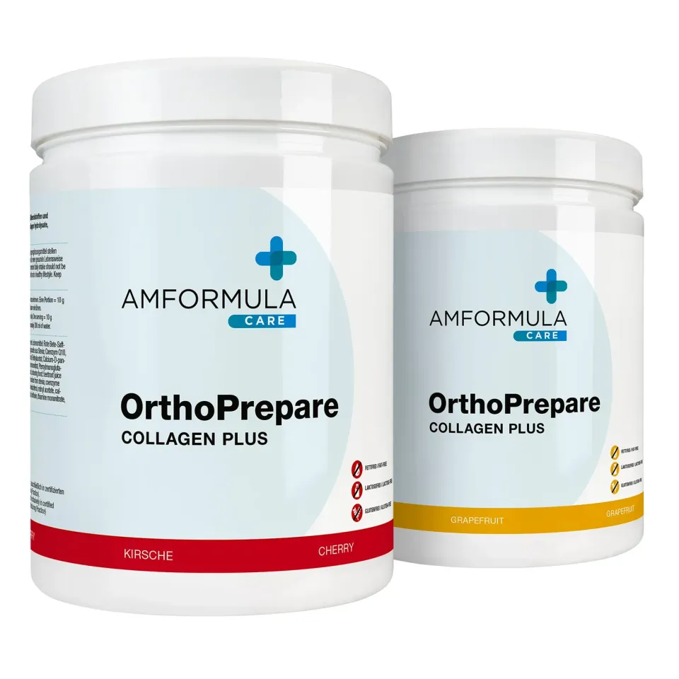 AMSPORT AMFORMULA OrthoPREPARE Collagen Plus Kollagen Kirsche Grapefruit