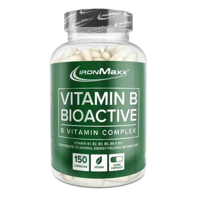 Iron Maxx Vitamin B Bioactive Kapseln 150 Stück glutenfrei
