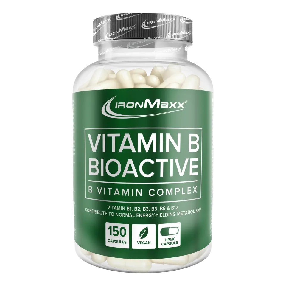 Iron Maxx Vitamin B Bioactive Kapseln 150 Stück glutenfrei