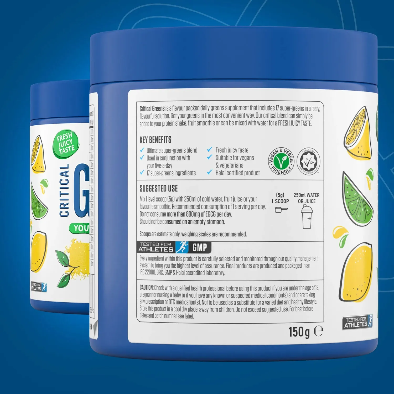 Applied Nutrition Critical Greens Apfel-Burst Pulver