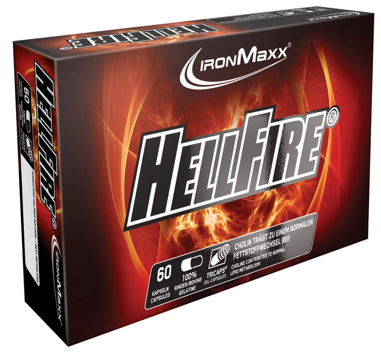 Iron Maxx Hellfire® Fatburner 60 Tricaps® Kapseln thermogen