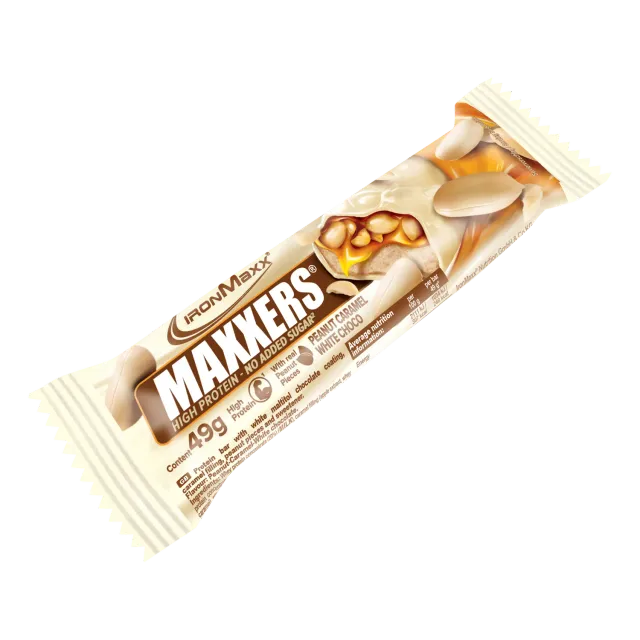 Iron Maxx Maxxers Proteinriegel 49g White Choc Peanut Caramel