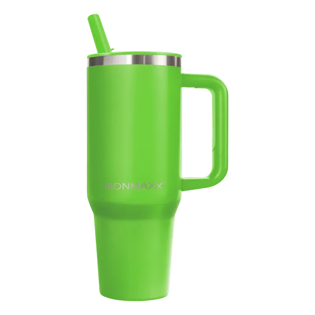 Iron Maxx Cup V4.0 Thermobecher 1200ml Active Green isoliert