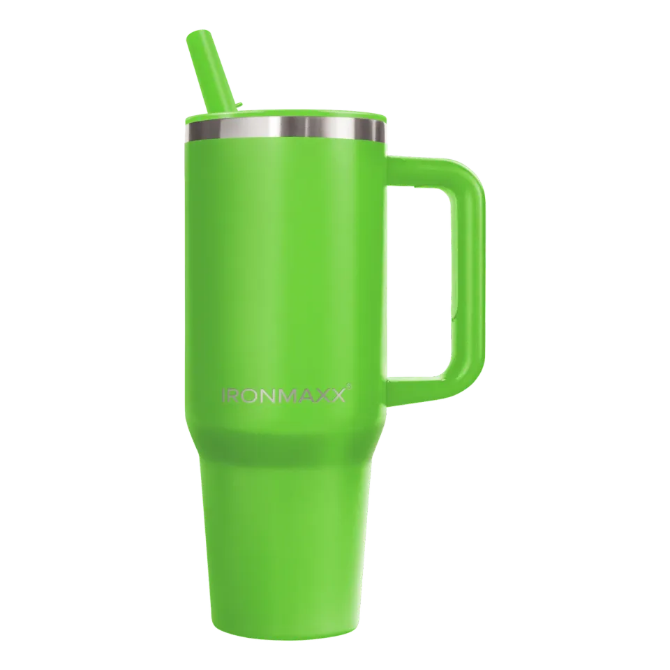 Iron Maxx Cup V4.0 Thermobecher 1200ml Active Green isoliert