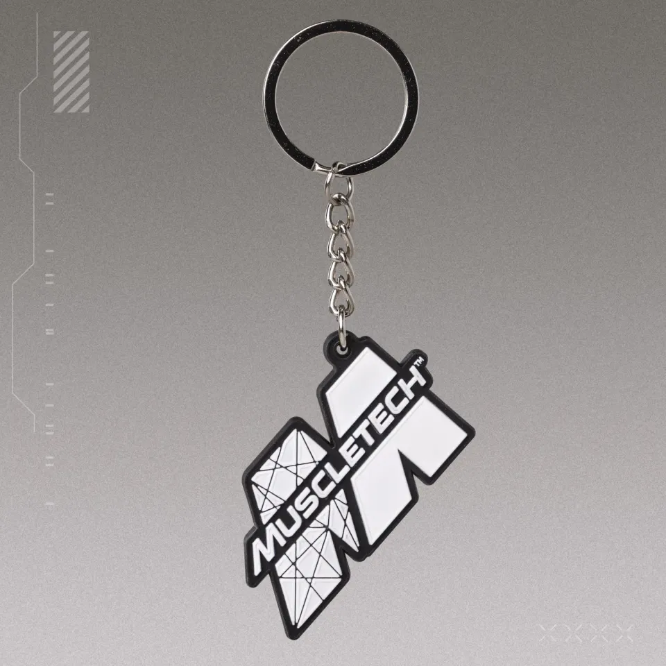 MuscleTech Rubberized Keychain Gummi-Schlüsselanhänger