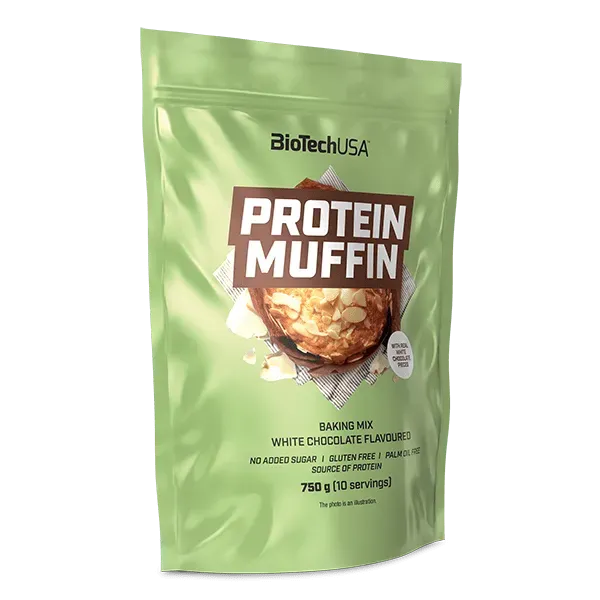 BioTechUSA Protein Muffin Basispulver 750 g Schoko weiß