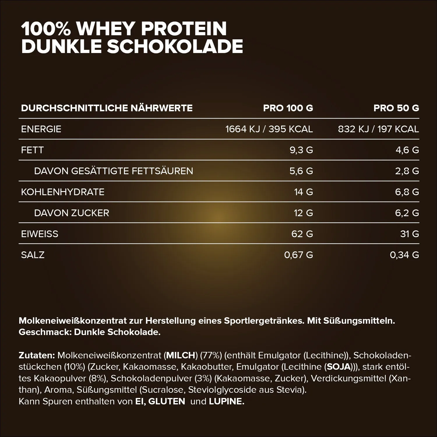 Iron Maxx 100% Whey Protein Pulver 900g Pure Dark Cocoa