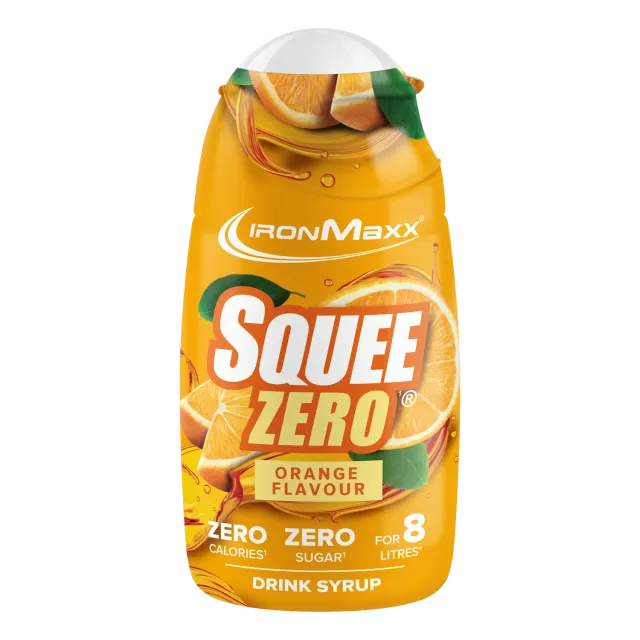 Iron Maxx SqueeZero 65ml Sirup Orange zuckerfrei kalorienfrei