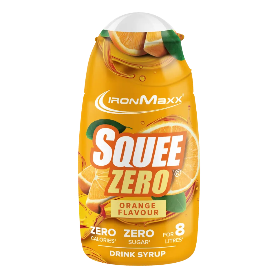 Iron Maxx SqueeZero 65ml Sirup Orange zuckerfrei kalorienfrei
