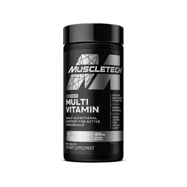 MuscleTech Platinum Multivitamin 90 ct Multivitamin-Komplex
