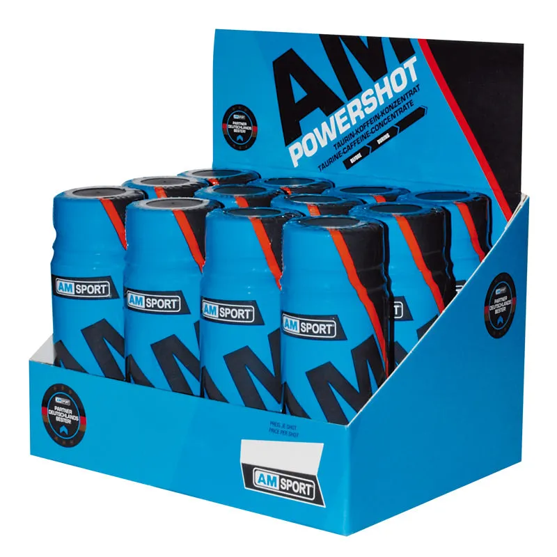 AMSPORT Powershot Mango Orange Shot 60 ml mit Koffein