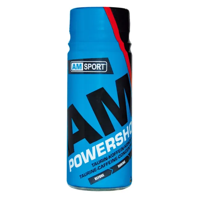 AMSPORT Powershot Mango Orange Shot 60 ml mit Koffein