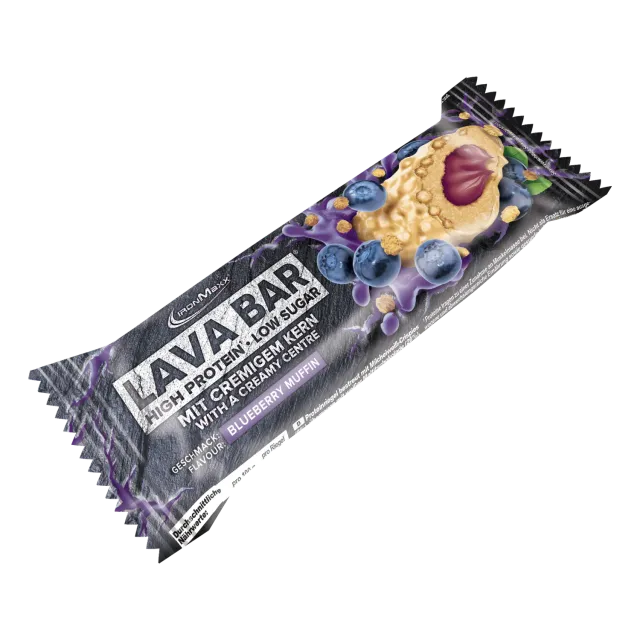 Iron Maxx Lava Bar Protein Riegel 40g Blueberry Muffin Low Sugar