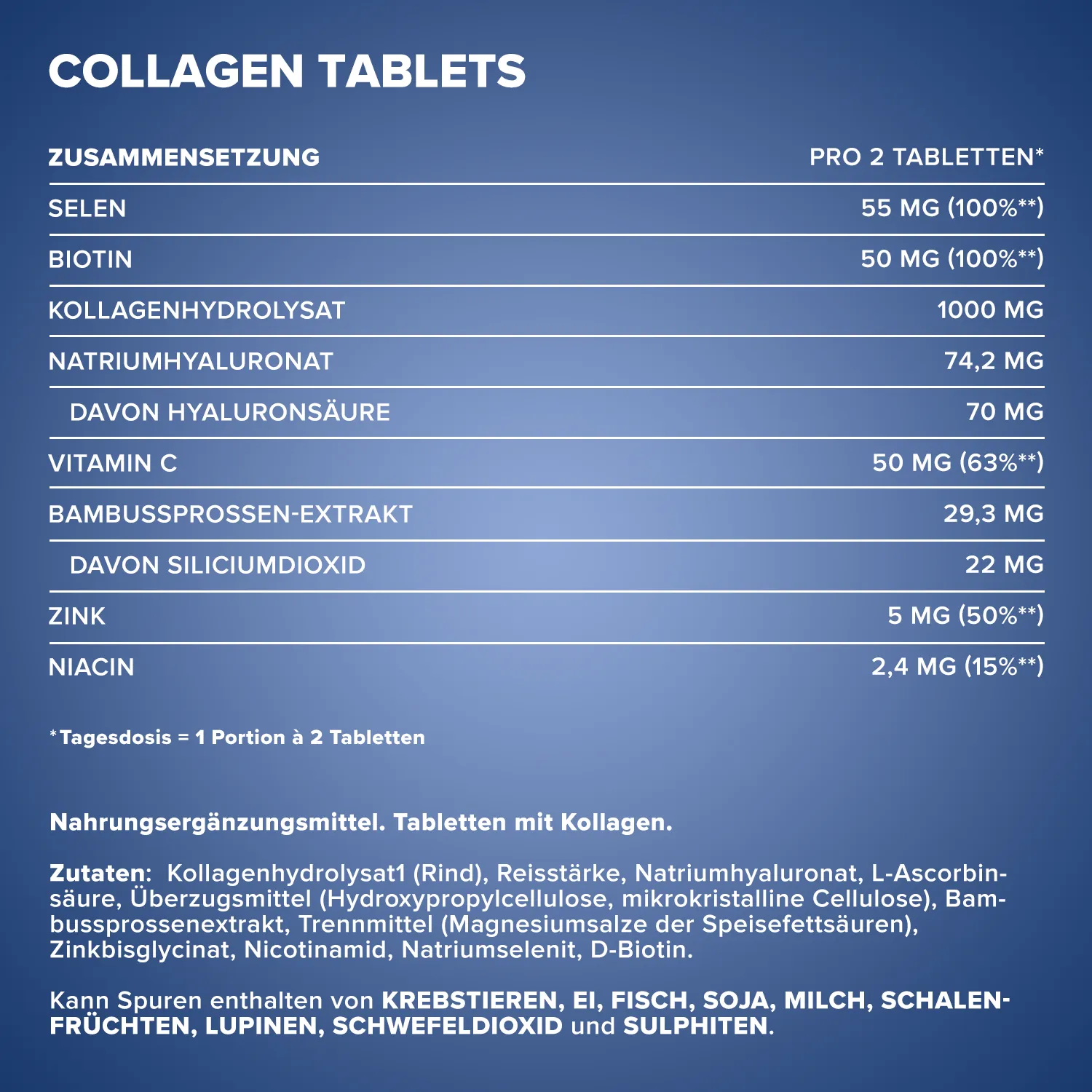 Iron Maxx Collagen Plus Kollagen Tabletten 90 Stück Haut Haare Nägel