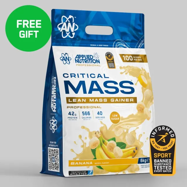 Applied Nutrition Critical Mass Professional Gainer Schokolade 2,4 kg mit Kreatin