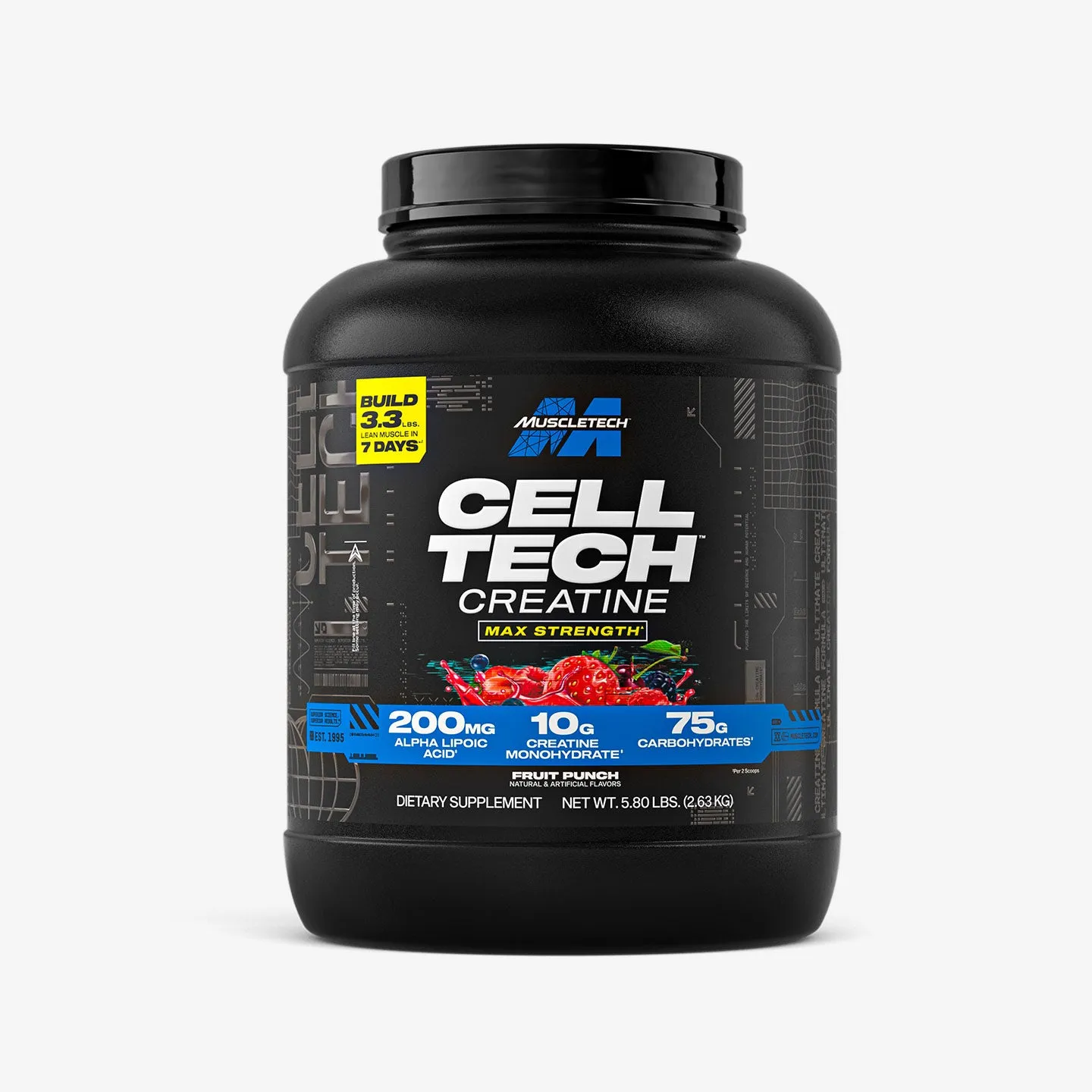 MuscleTech Cell-Tech 3 lb Kreatin Fruit Punch