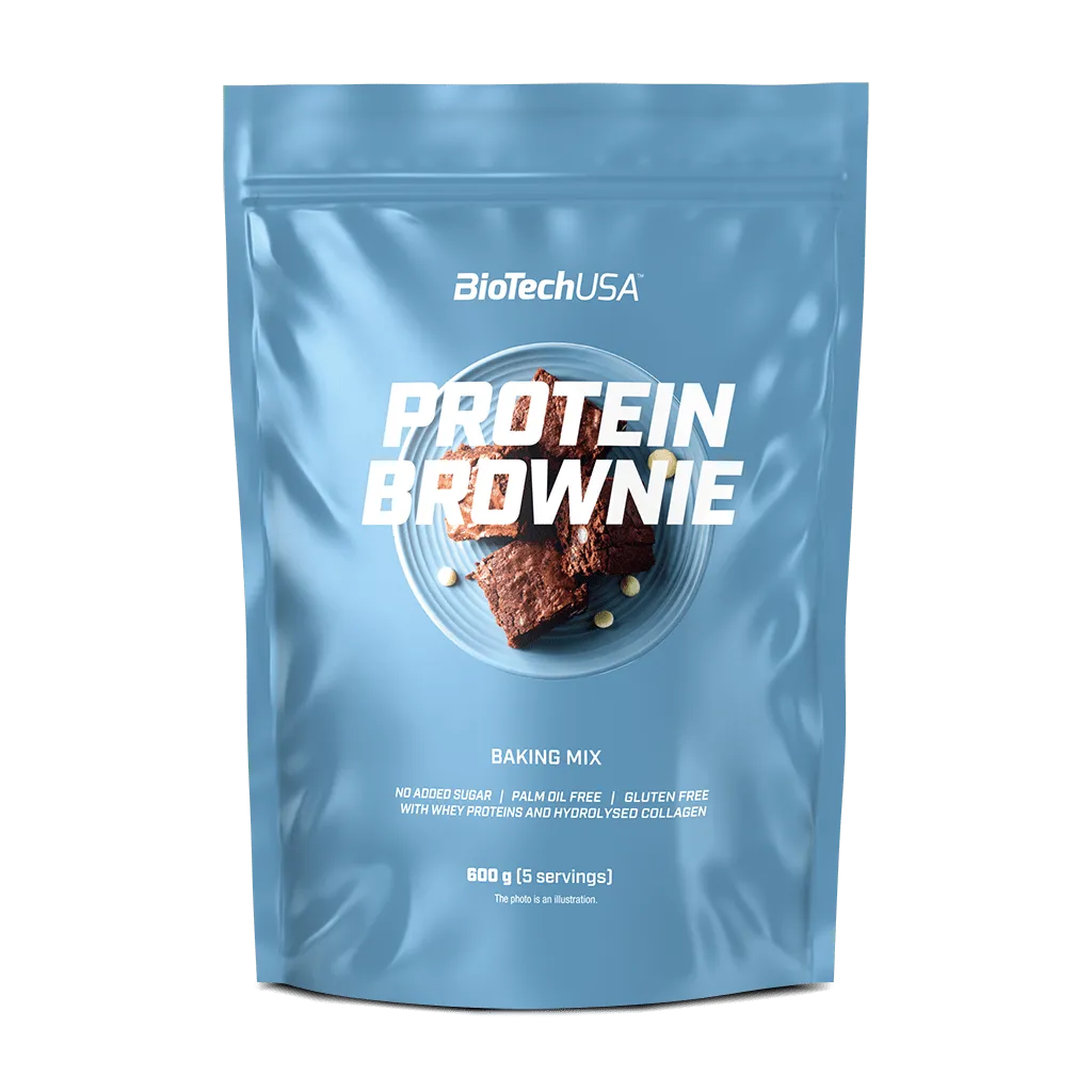 BioTechUSA Protein Brownie Basispulver Proteinbackmischung 600 g