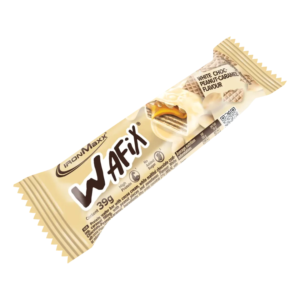 Iron Maxx Wafix Proteinriegel White Peanut Caramel 39g