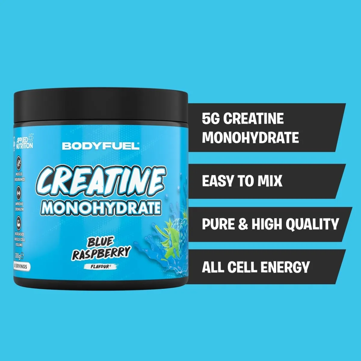 Applied Nutrition BodyFuel Kreatin-Monohydrat Pulver 300g neutral