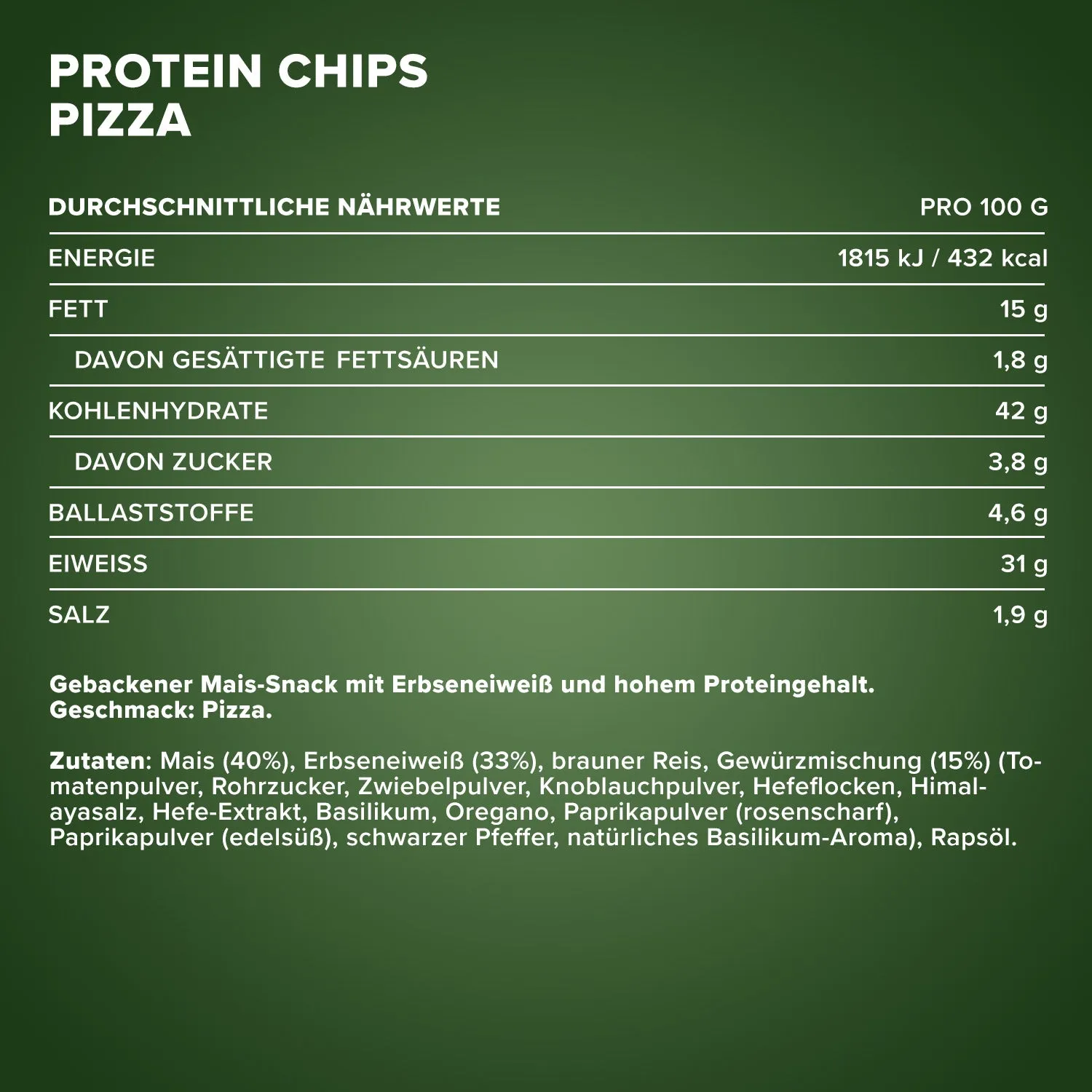 Iron Maxx Protein Tortilla Chips 1.0 Italian Style 60 g glutenfrei
