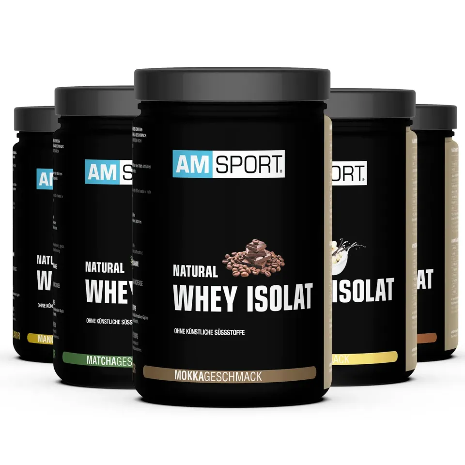 AMSPORT Natural Whey Isolat 330 g Pulver Vanille natürlich