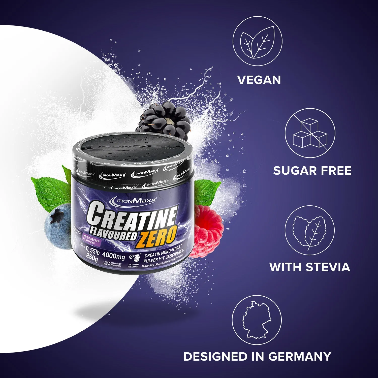 Iron Maxx Creatine Flavoured Zero Kreatin 250g Wildberries Monohydrat